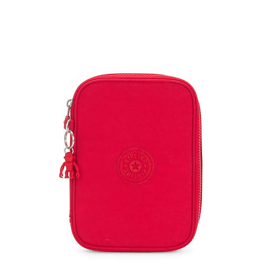 Kipling 100 Pens Klassieke Case Tassen Rood | BE 1870MQ